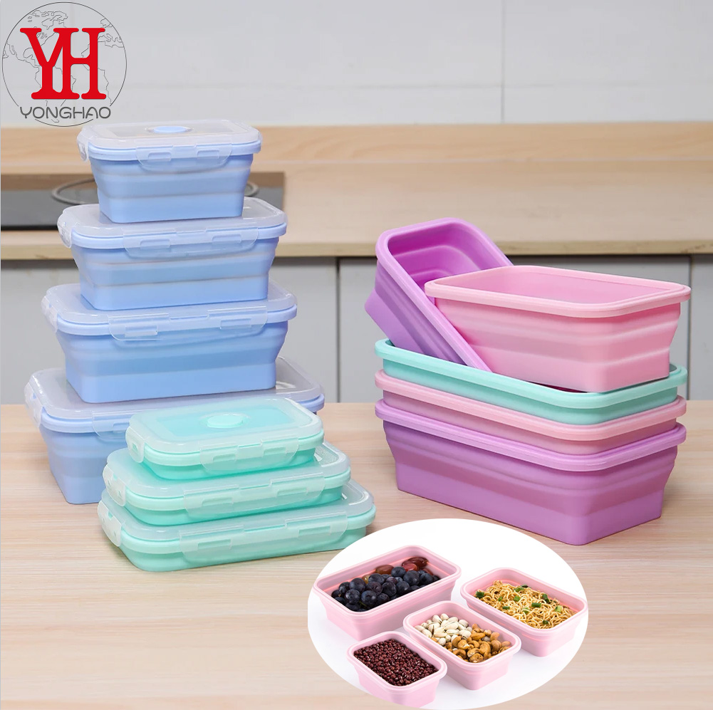 Meal Prep Tupperware - 4 buah/set kotak makan siang persegi