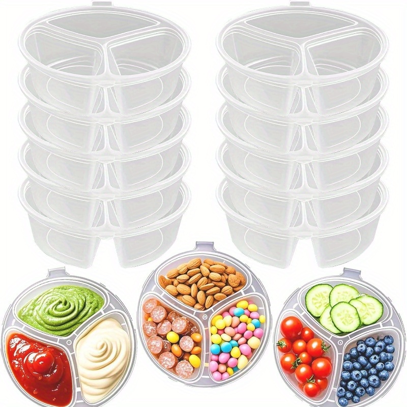 Meal Prep Restaurant - Wadah Makanan Sekali Pakai Bulat 3