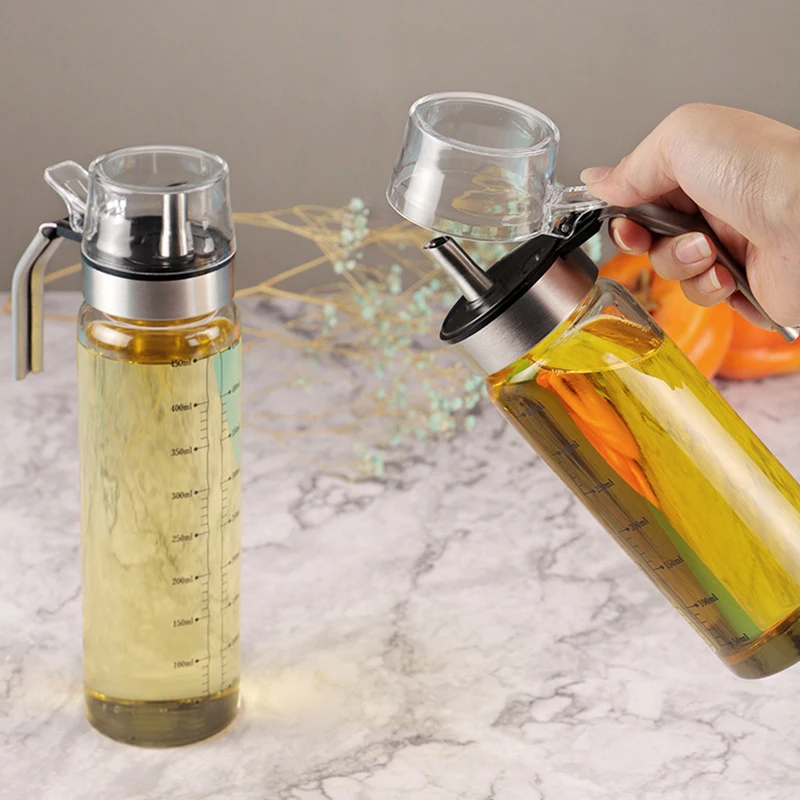 Herb Keeper Bottle - Botol Bumbu Kaca dengan Gagang Stainless