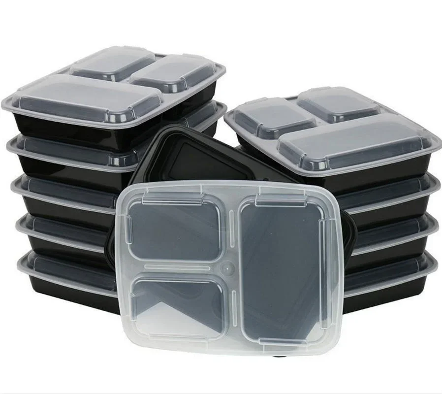 7 pak 3 kompartemen wadah pers - Meal Prep Tupperware ulasan dan harga