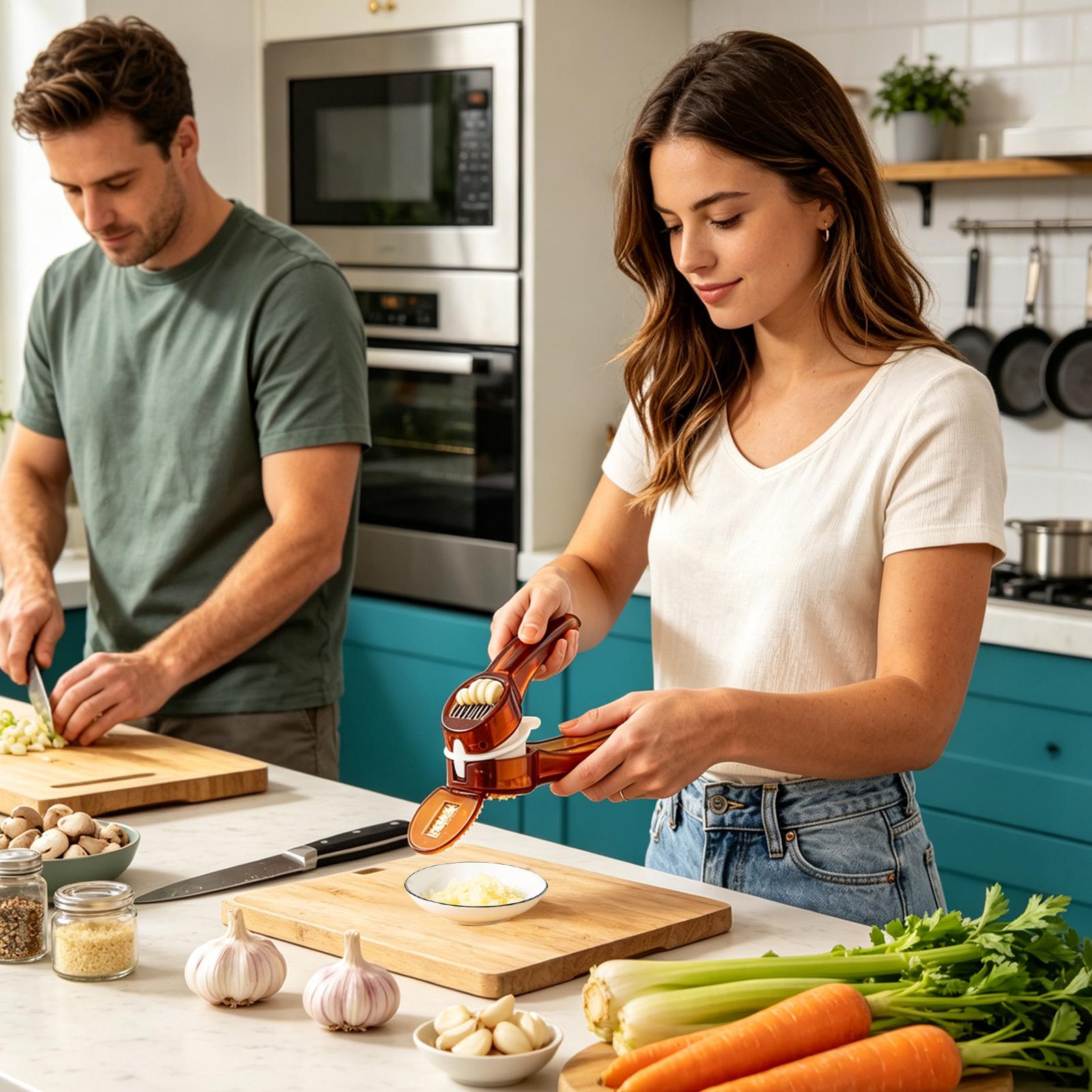 Alat Penghancur Bawang Putih B - Meal Prep Restaurant ulasan dan harga