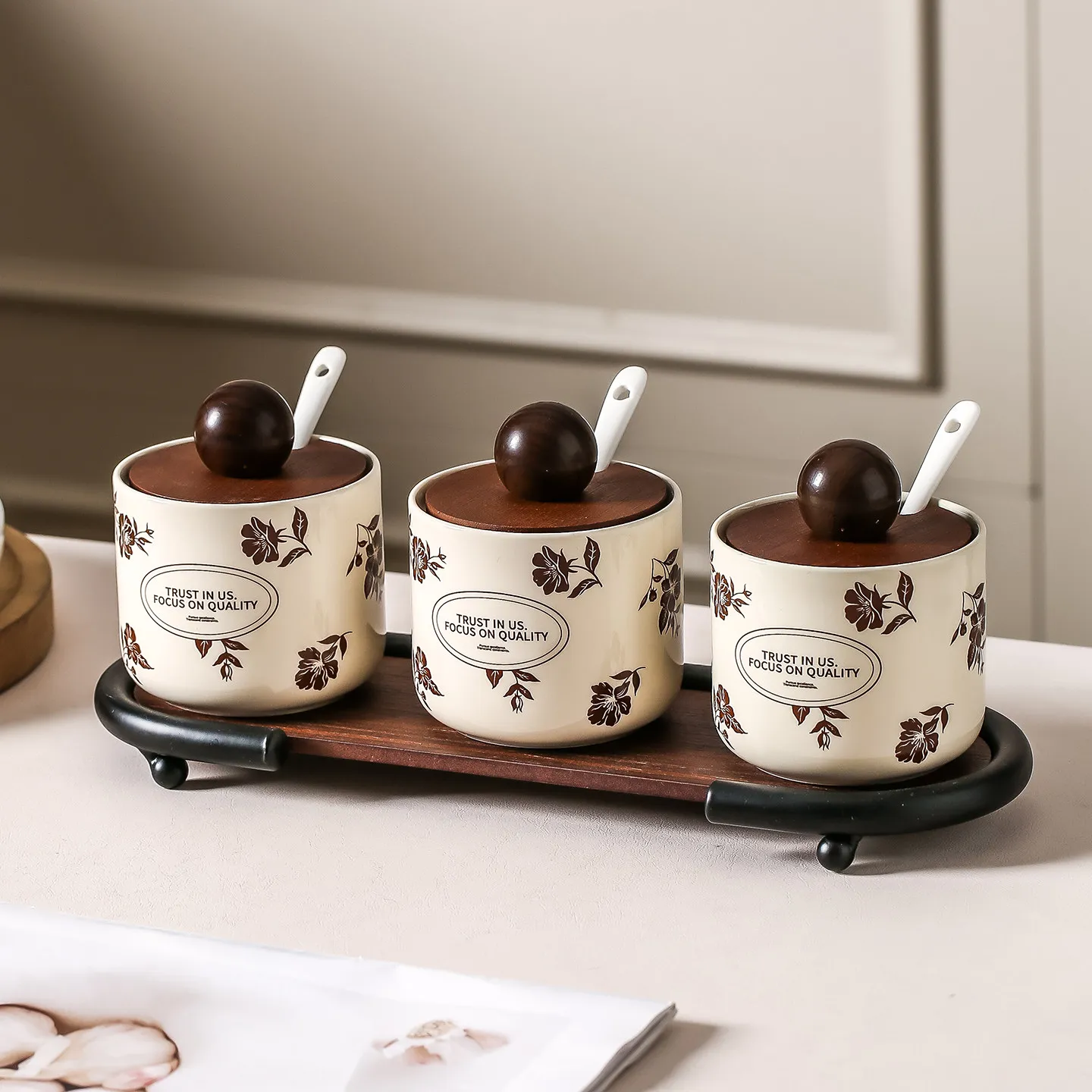 Set Toples Bumbu Keramik Mewah - Herb Keeper Bottle ulasan dan harga