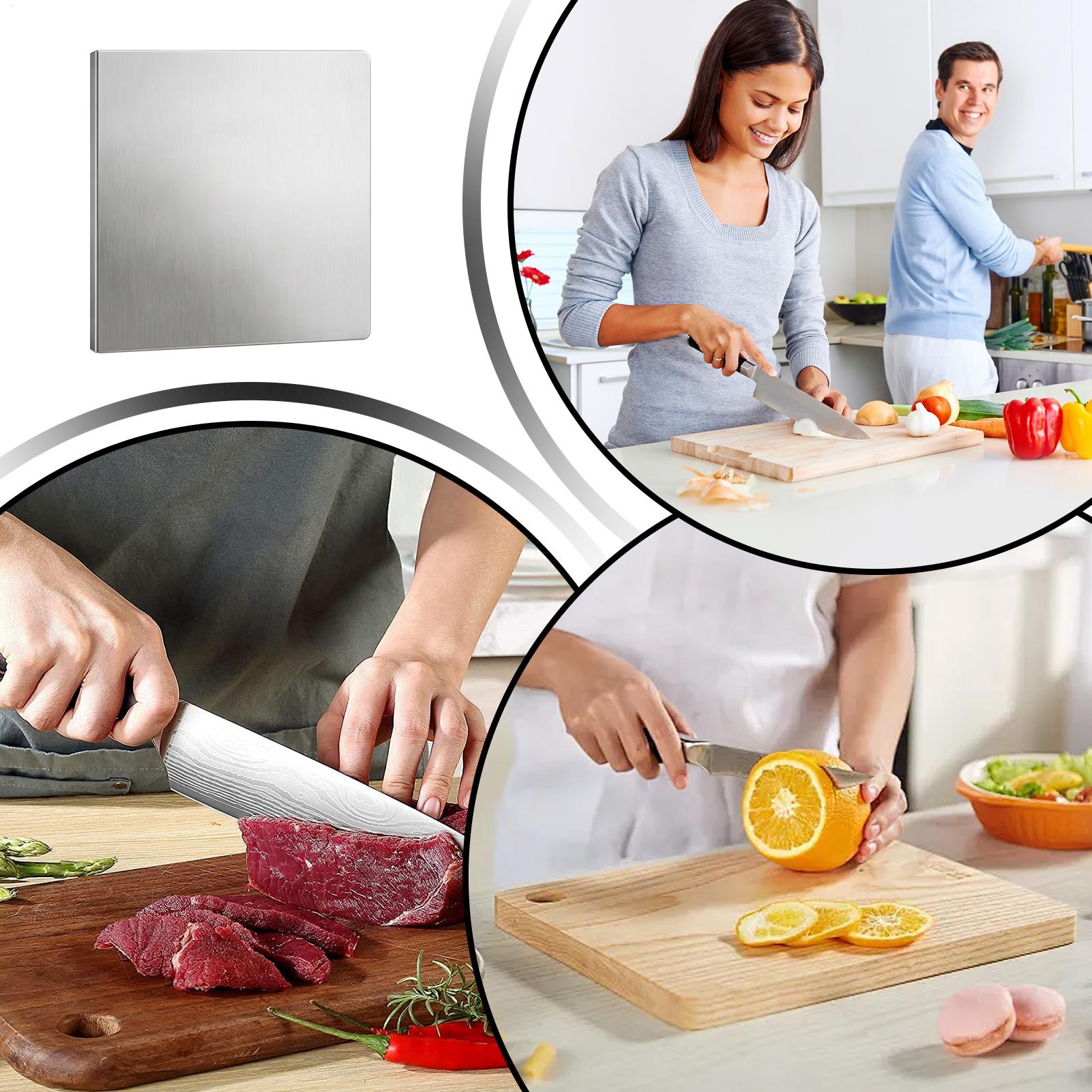 Papan Pemotong Dapur Stainless - Meal Prep Restaurant ulasan dan harga