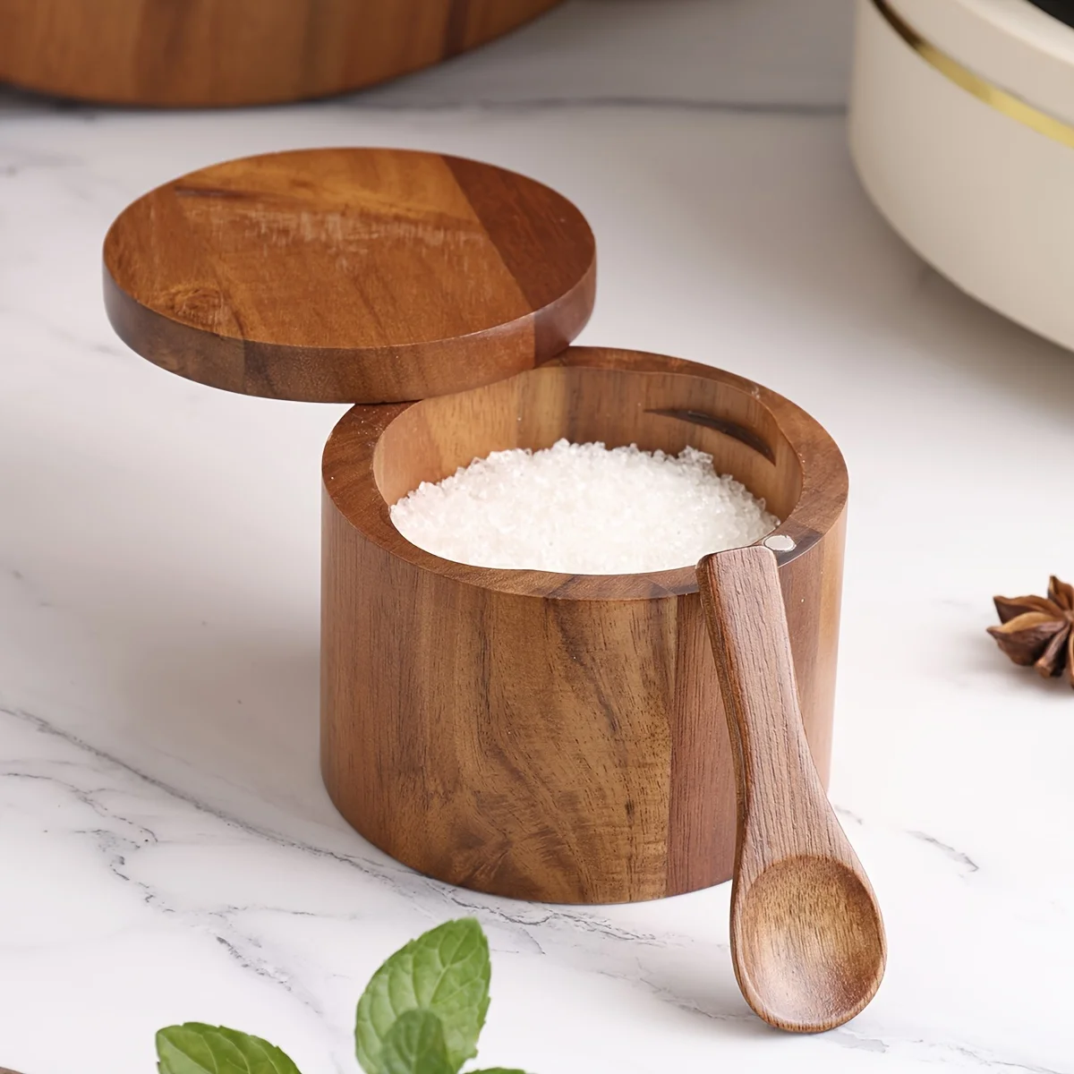 Toples Garam Kayu Akasia denga - Herb Keeper Bottle ulasan dan harga