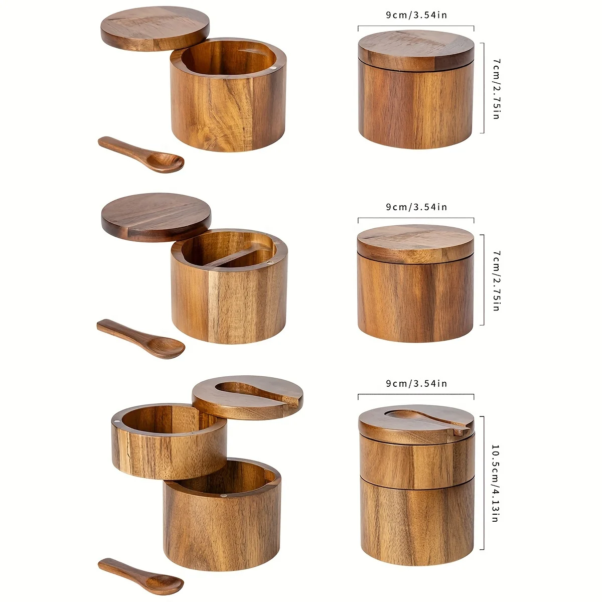 Toples Garam Kayu Akasia denga - Herb Keeper Bottle ulasan dan harga