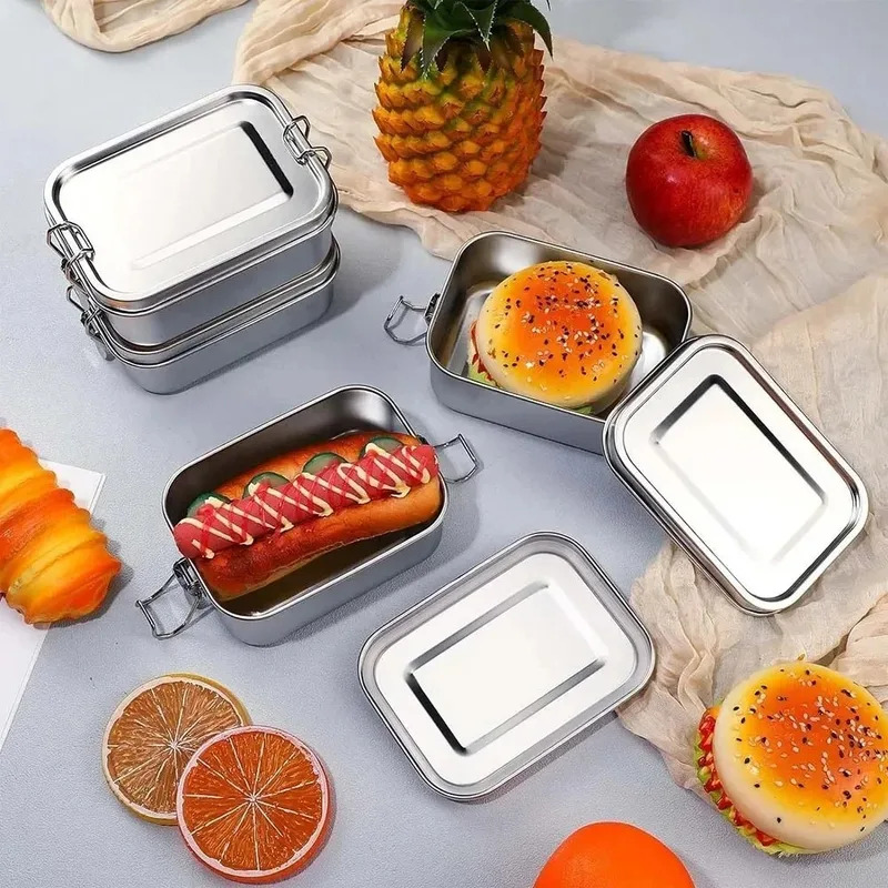 Kotak Makan Siang Baja Tahan K - Meal Prep Tupperware ulasan dan harga