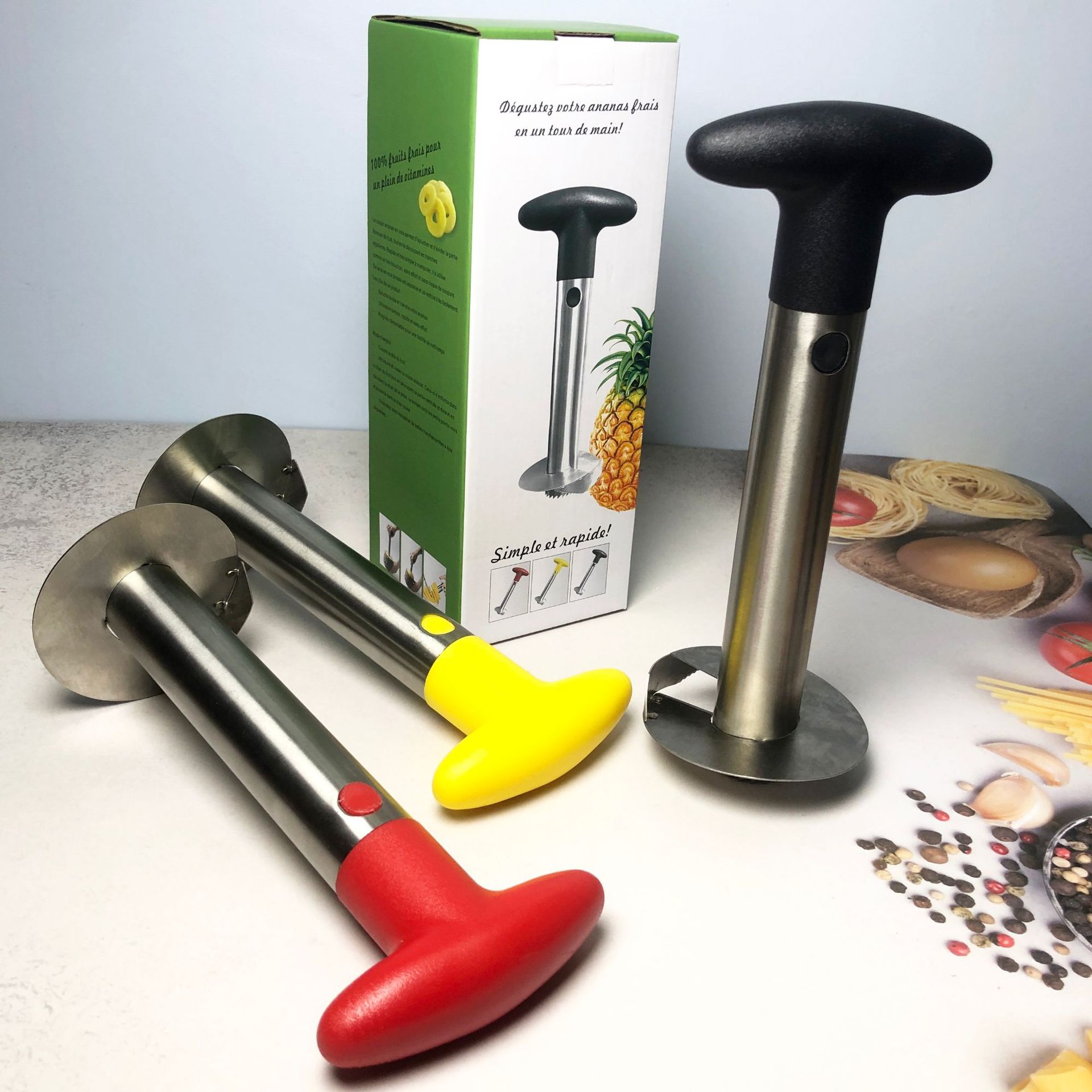 Alat Pemotong Nanas Multifungs - Pineapple Corer Slicer ulasan dan harga