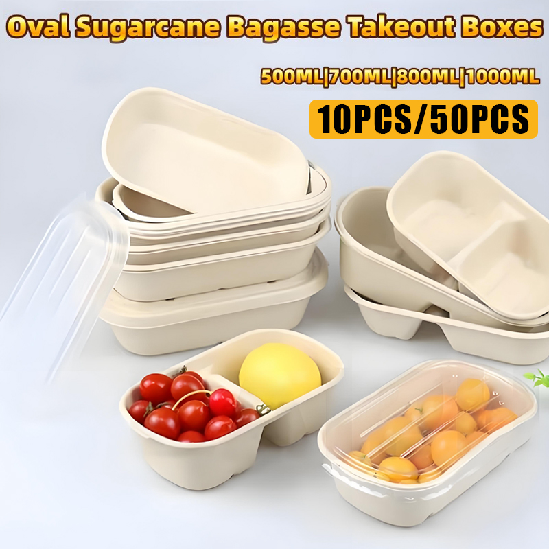 10/50 Buah Kotak Makan Sekali  - Meal Prep Tupperware ulasan dan harga