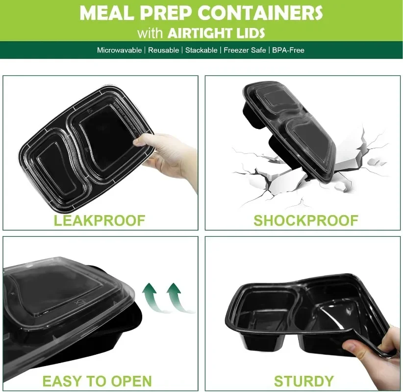 10 Buah Kotak Makan Siang Bawa - Meal Prep Tupperware ulasan dan harga