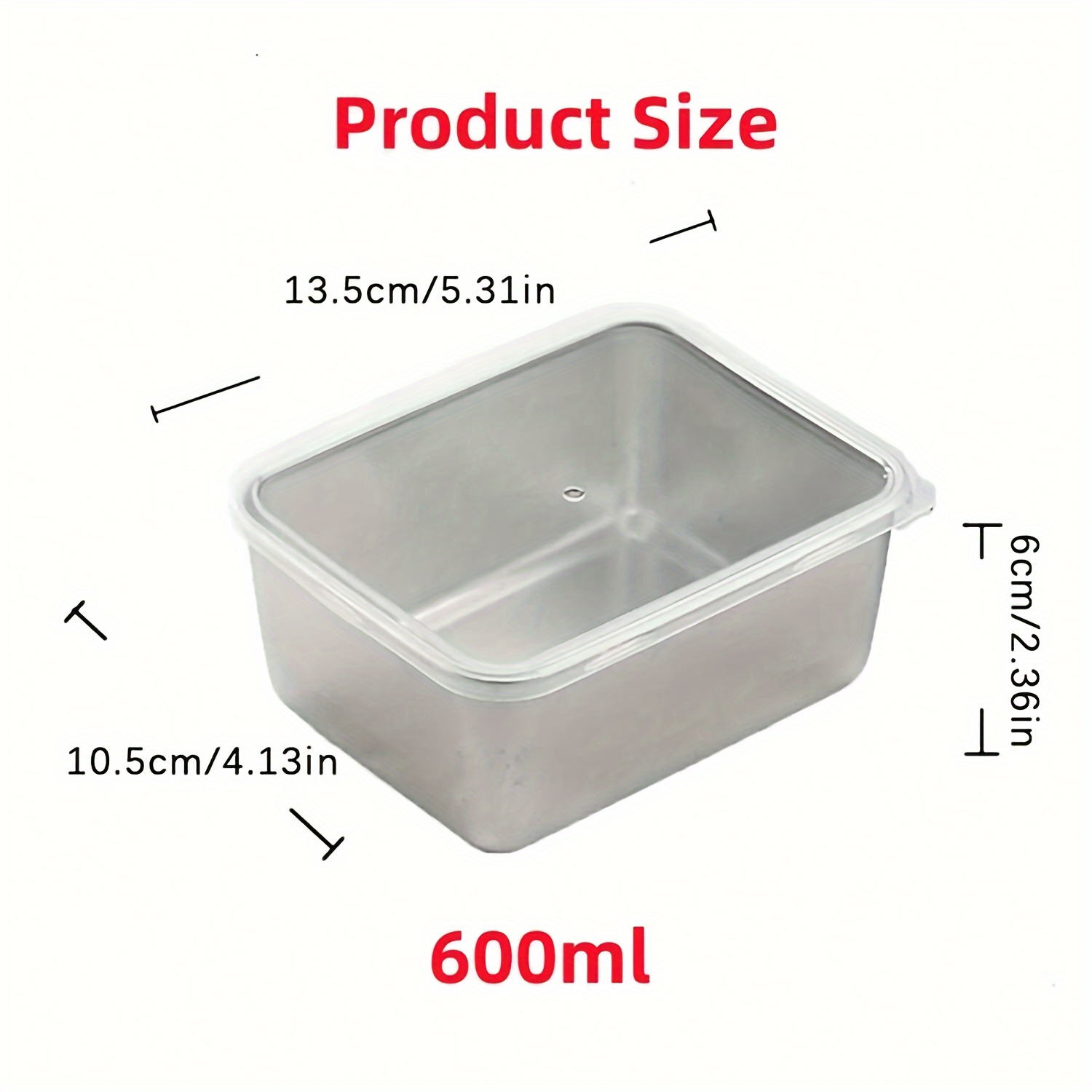 6 buah Set wadah penyimpanan m - Meal Prep Tupperware ulasan dan harga