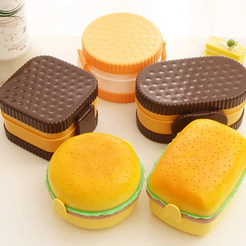 Kotak makan siang Hamburger ti - Meal Prep Tupperware ulasan dan harga