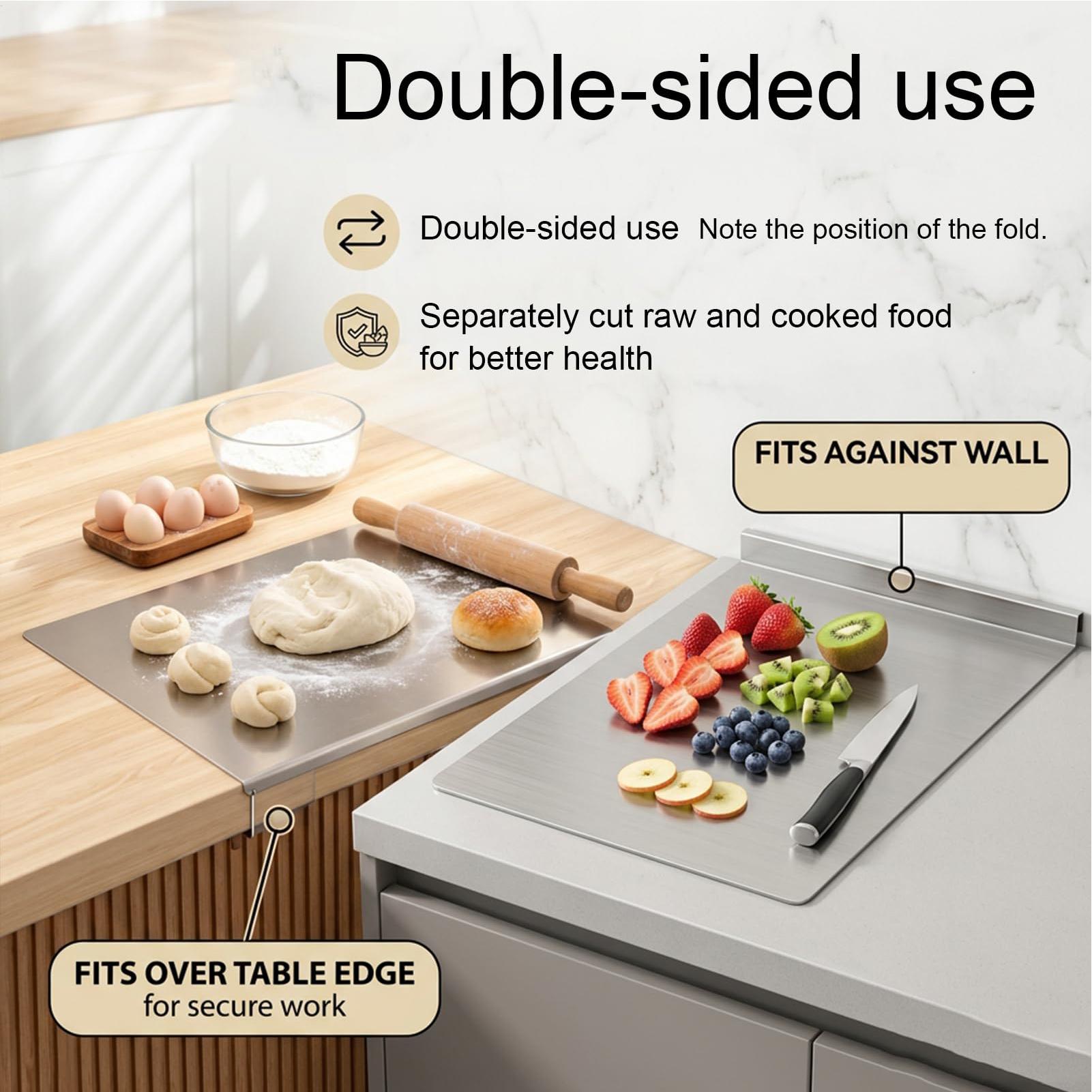 Papan Pemotong Stainless Steel - Meal Prep Restaurant ulasan dan harga
