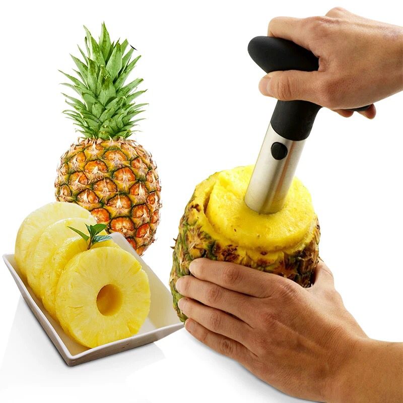 Pemotong Pengupas Nanas Buah B - Pineapple Corer Slicer ulasan dan harga