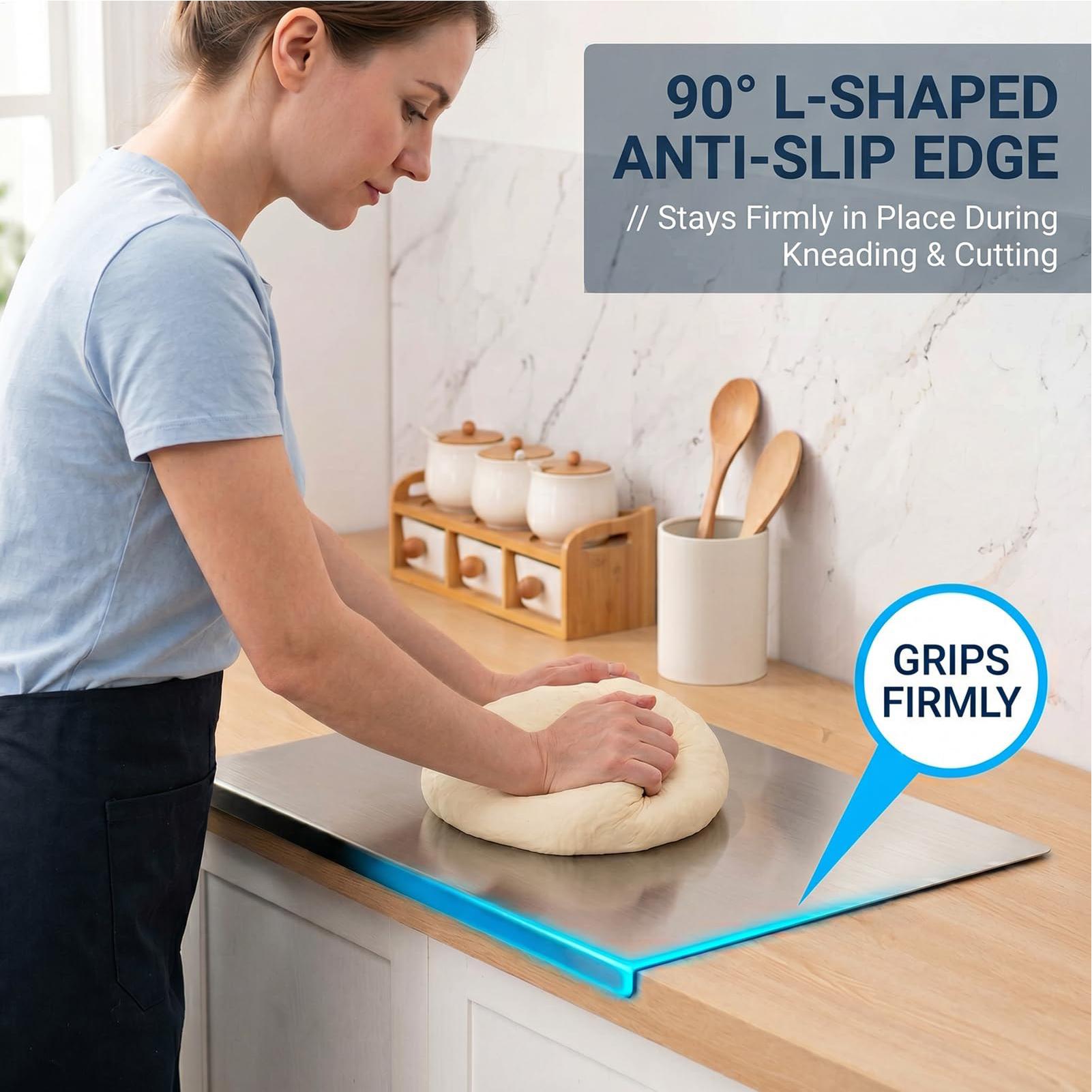 Papan Pemotong Stainless Steel - Meal Prep Restaurant ulasan dan harga