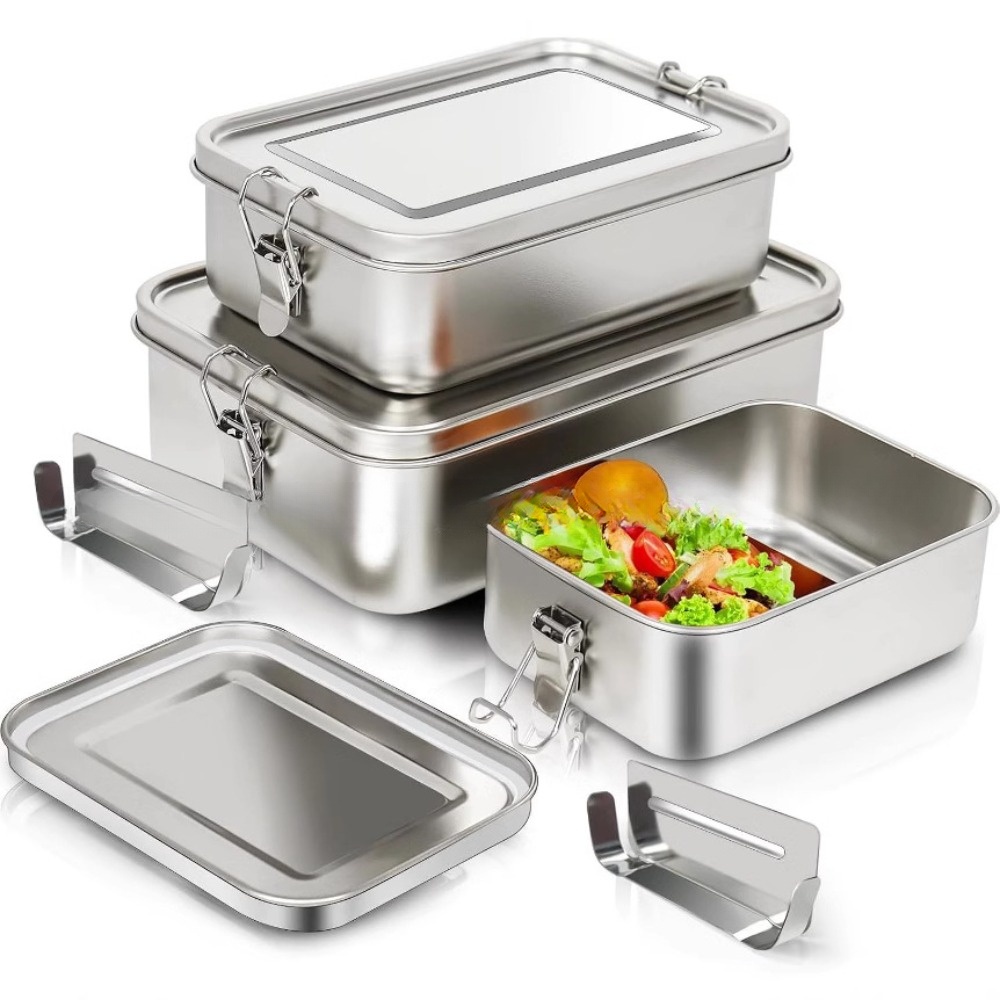 Kotak Bento Baja Tahan Karat K - Meal Prep Tupperware ulasan dan harga