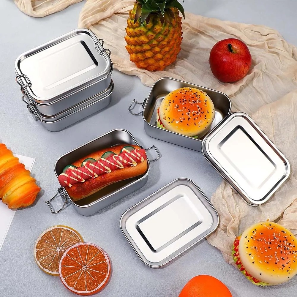 Kotak Bento Baja Tahan Karat K - Meal Prep Tupperware ulasan dan harga